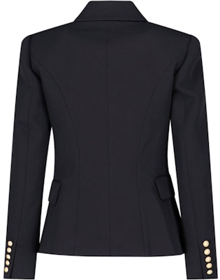 (W) Balmain 單扣黑色長袖西裝外套 BF1SE002WB080PA Lookbook (W) Balmain 單扣黑色長袖西裝外套 BF1SE002WB080PA