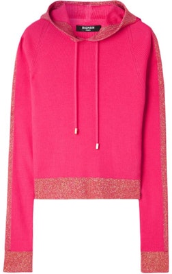 (W) BALMAIN 條紋粉色長袖針織連帽上衣 WF2JP006-K345-OCM Buy (W) BALMAIN 條紋粉色長袖針織連帽上衣 WF2JP006-K345-OCM