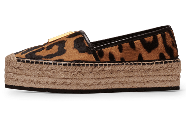 (W) Balmain Alex Espadrille 'Leopard'