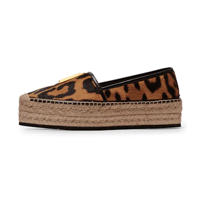 (W) Balmain Alex Espadrille 'Leopard'