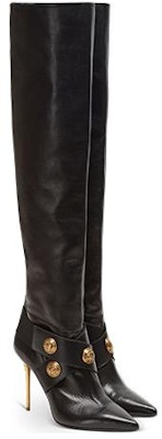 (W) Balmain Alma High-Top 'Kulit Hitam' BN1TA917LNAP0PA Lookbook (W) Balmain Alma High-Top 'Kulit Hitam' BN1TA917LNAP0PA