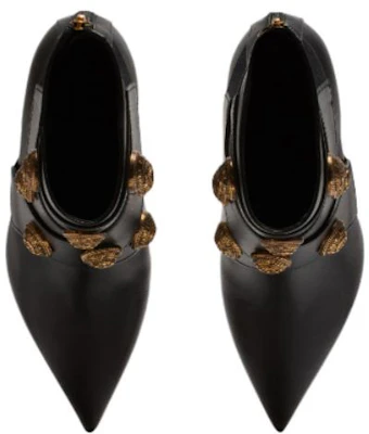 (Women) Balmain Alma Leather Ankle Boots 'Black' AN1TE860LVITEAD Shop (Women) Balmain Alma Leather Ankle Boots 'Black' AN1TE860LVITEAD