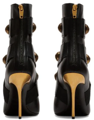 (Women) Balmain Alma Leather Ankle Boots 'Black' AN1TE860LVITEAD Purchase (Women) Balmain Alma Leather Ankle Boots 'Black' AN1TE860LVITEAD