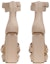 Shop (W) Balmain Ava 'Selipar Fesyen Tumit Tebal Beige' AN0UH851LVIT