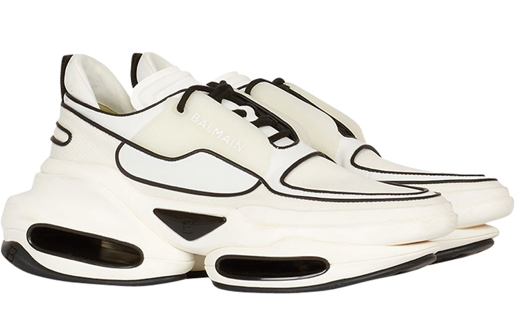 (W) Balmain B-Bold 'White Black' 圖 2