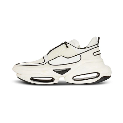 (W) Balmain B-Bold 'White Leather Low-Top'