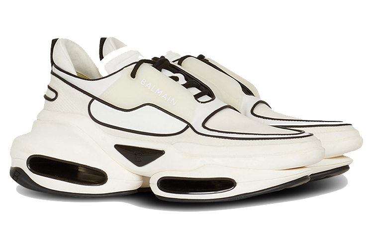 (W) Balmain B-Bold 'White Leather Low-Top' 圖 2