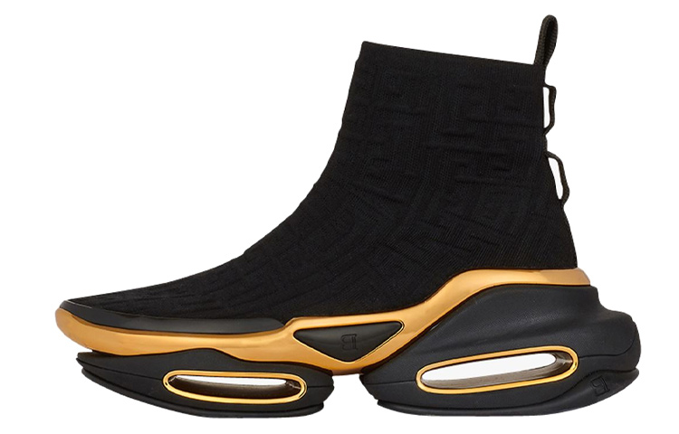 (Women) Balmain B-Bold High 'Black Gold' WN0VJ684TKMM0PA