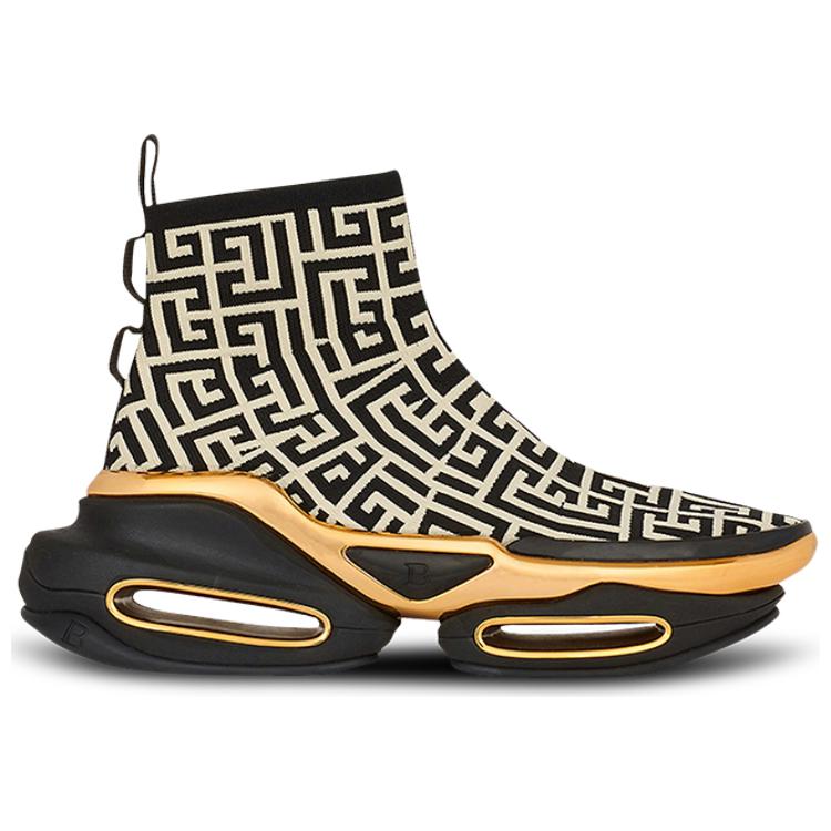 (W) Balmain B-Bold High Knit 'Black and White' 圖 2