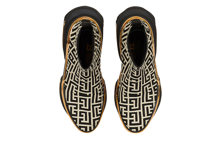 (W) Balmain B-Bold High Knit 'Black and White' 圖 4