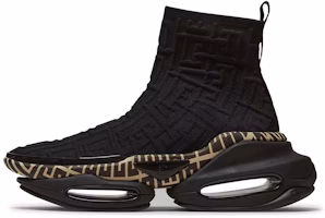 (Women) Balmain B-Bold Knit High 'Black Monogram' YN0VJ684TPMK-0PA (Women) Balmain B-Bold Knit High 'Black Monogram' YN0VJ684TPMK-0PA