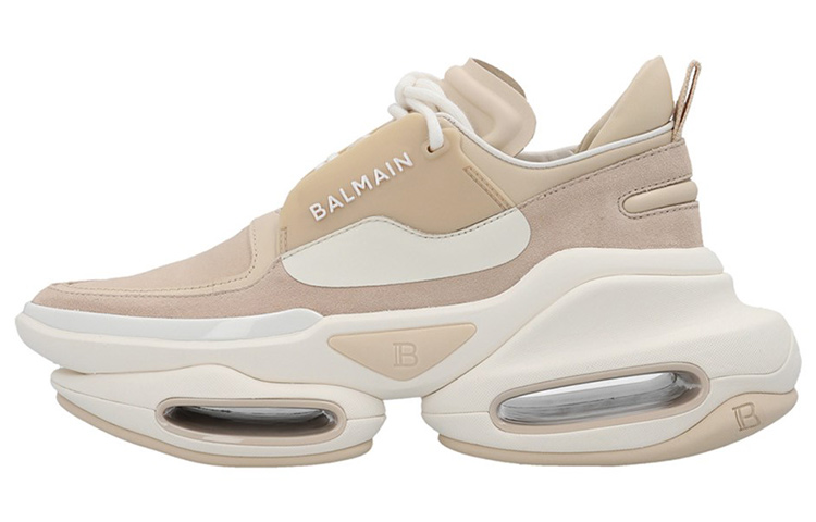 (W) Balmain B-Bold Low 'Beige'