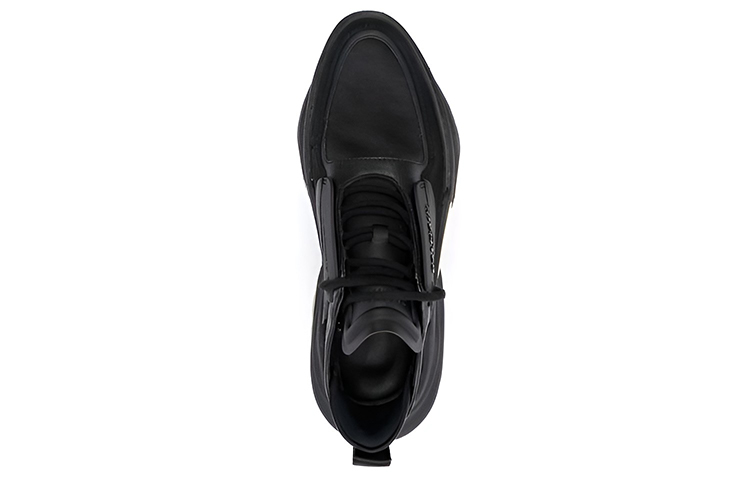 (W) Balmain B-Bold Low 'Black Leather' 圖 3