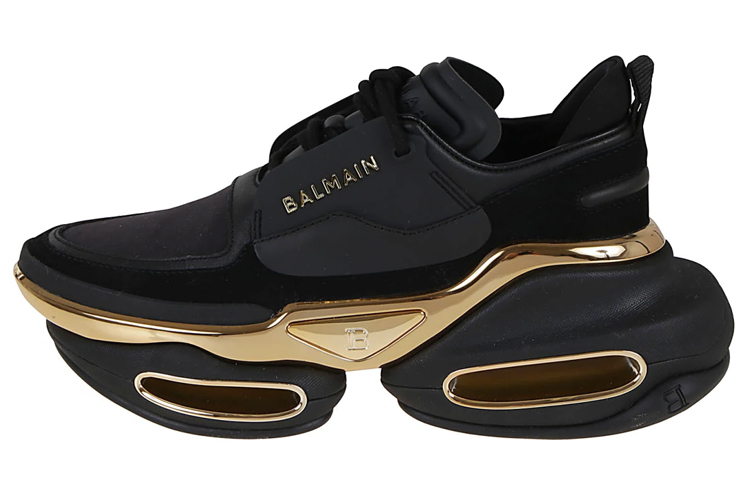 (W) Balmain B-Bold Low 'Black Logo Strap'