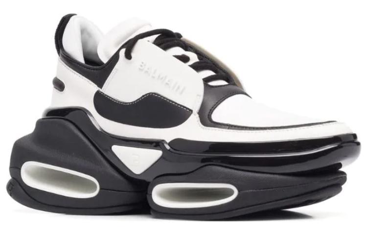 (W) Balmain B-Bold Low 'Black White' 圖 2