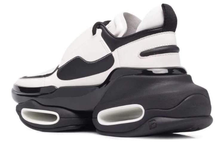 (W) Balmain B-Bold Low 'Black White' 圖 4