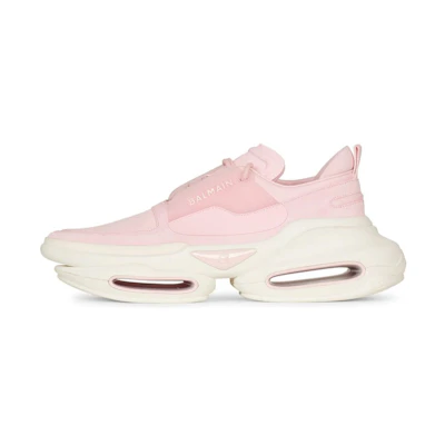 (W) Balmain B-Bold Low 'Pink Lace-Up'