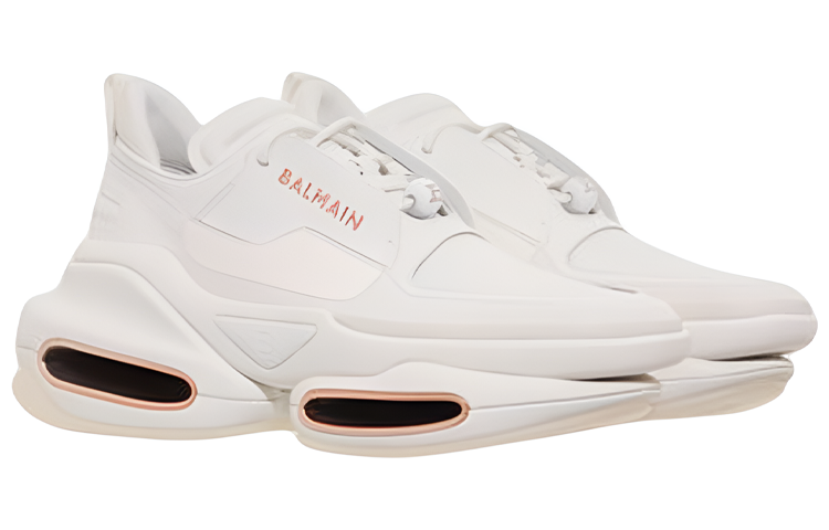 (W) Balmain B-Bold Low 'White Calfskin' 圖 2