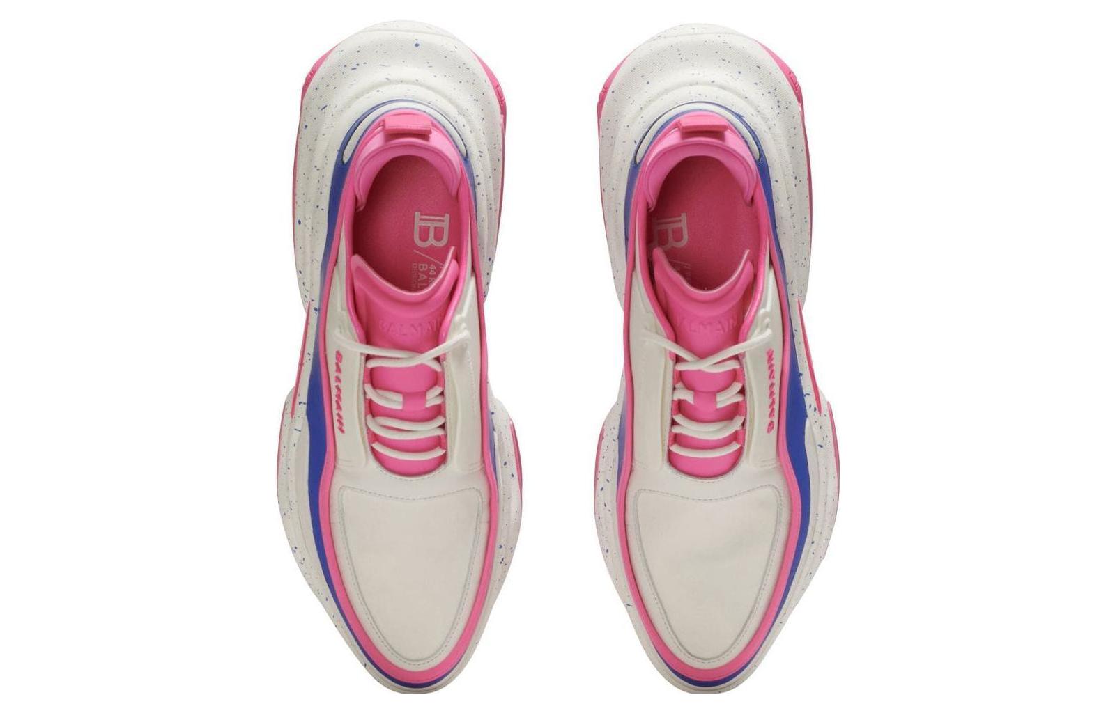 (W) Balmain B-Bold Low 'White Pink' 圖 4