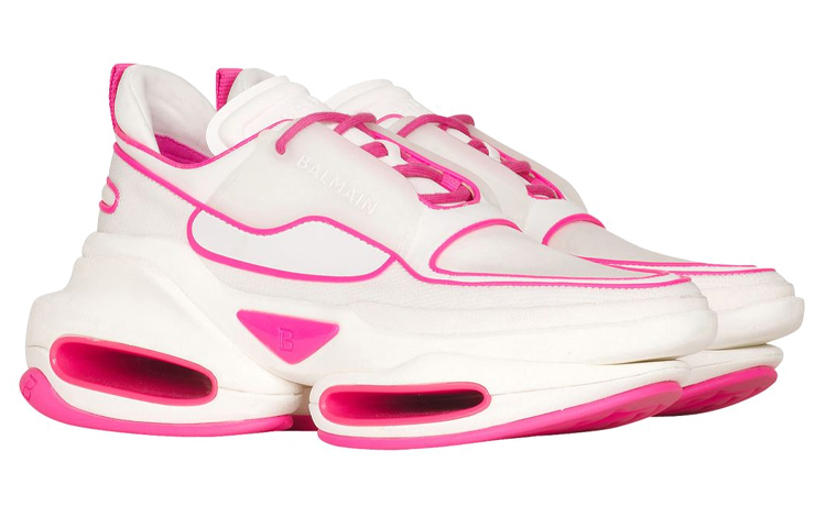 (W) Balmain B-Bold Low 'White Pink' 圖 2