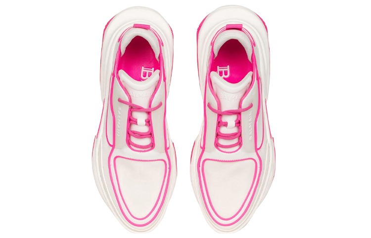 (W) Balmain B-Bold Low 'White Pink' 圖 3