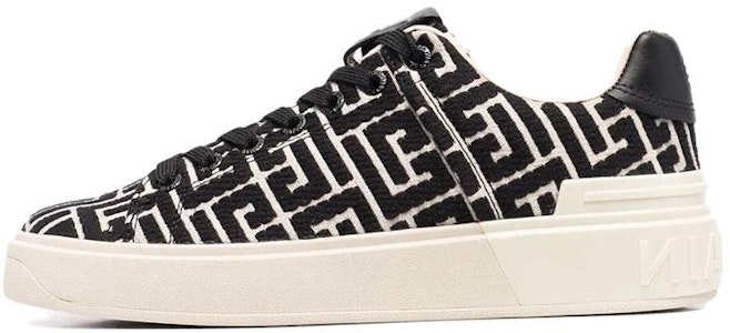 (W) Balmain B-Court 'Jacquard Hitam' WN0VI580TJPBGFE Buy (W) Balmain B-Court 'Jacquard Hitam' WN0VI580TJPBGFE