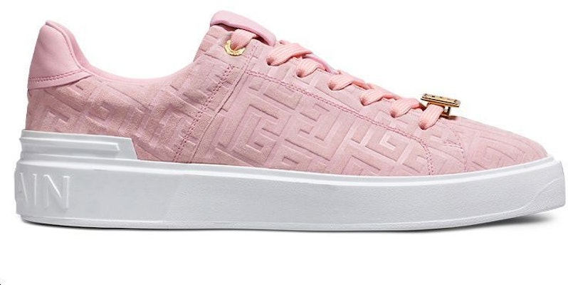 (Women) Balmain B-Court 'Embossed Suede Pink' YN1VI690LCPM4AO Order (Women) Balmain B-Court 'Embossed Suede Pink' YN1VI690LCPM4AO