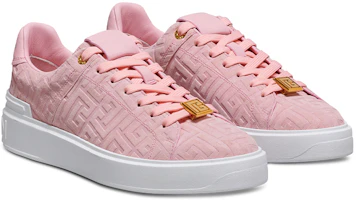 Lookbook (W) Balmain B-Court 'Gamuza Rosa Grabada' YN1VI690LCPM4AO