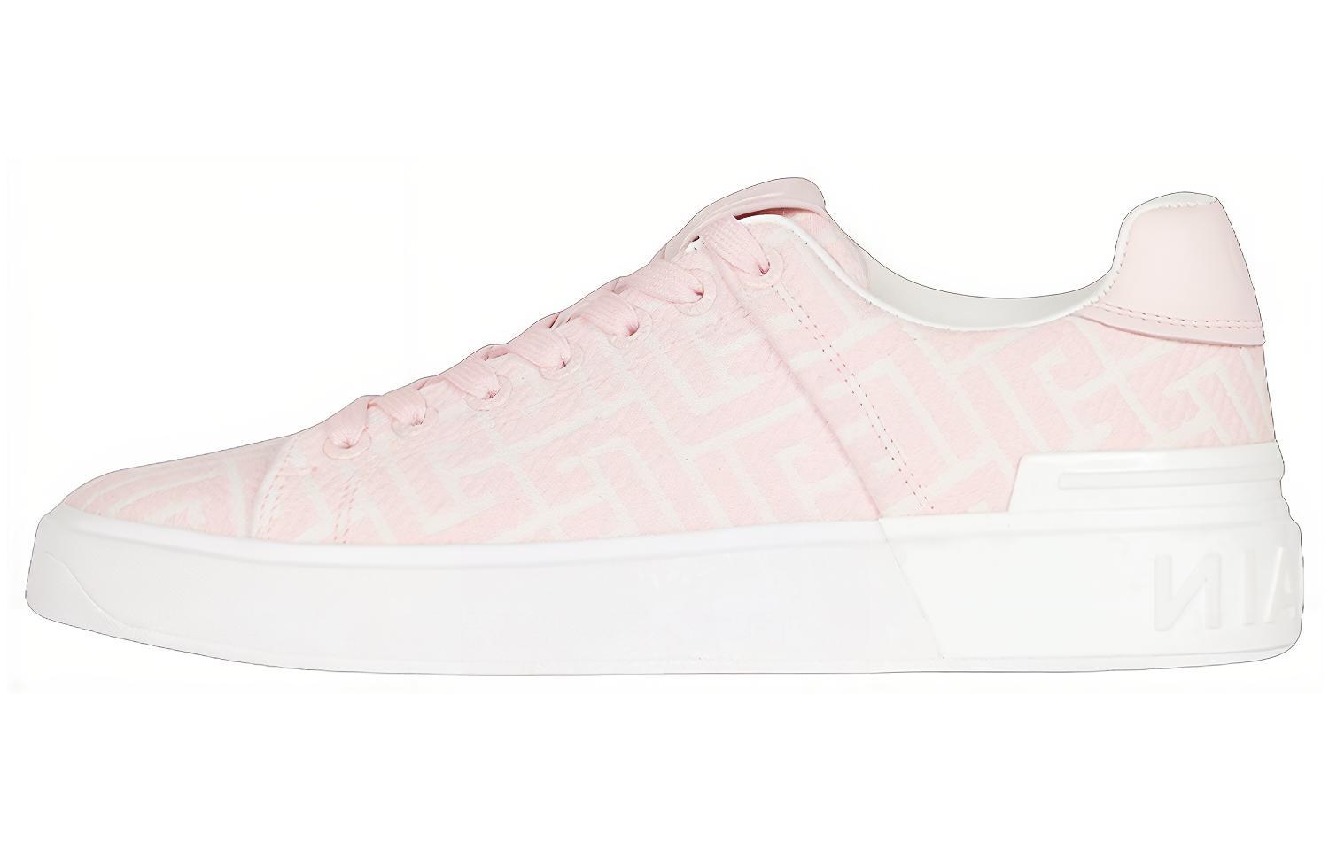 (W) Balmain B-Court 'Pink Jacquard'