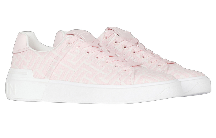 (W) Balmain B-Court 'Pink Jacquard' 圖 3