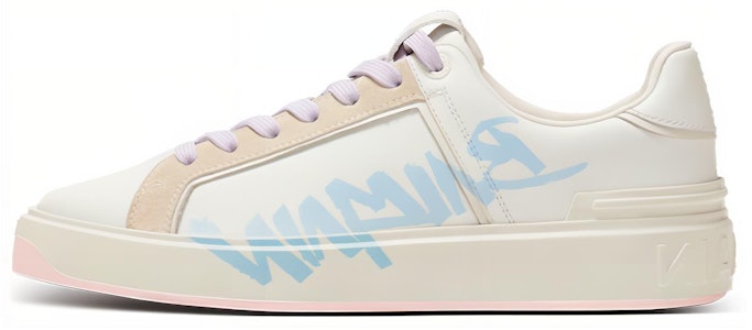 (W) 巴尔曼B-Court '印花 - 白色浅蓝色' BN1VI712LTSB-GOA Buy (W) 巴尔曼B-Court '印花 - 白色浅蓝色' BN1VI712LTSB-GOA