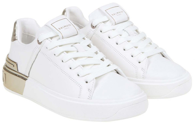 (W) Balmain B-Court 'White Fashion' 圖 2
