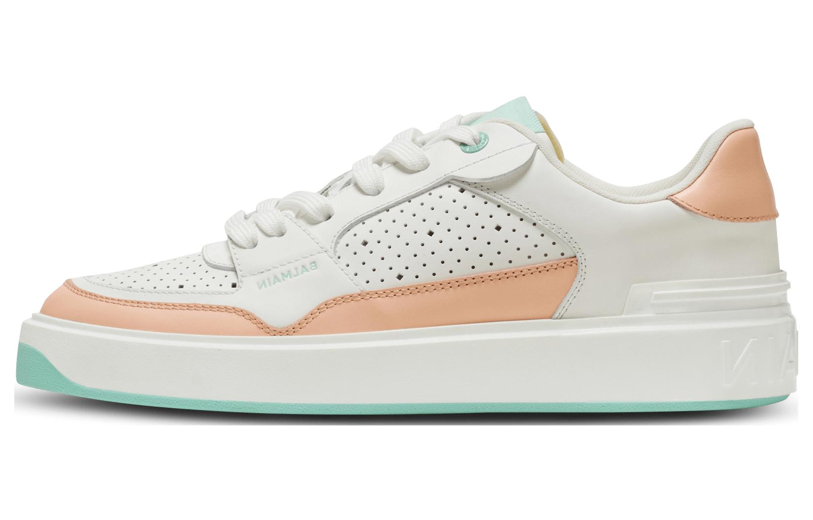 Buy (W) 巴尔曼B-Court白色低帮皮革运动鞋 BN0VI727LVTPGPS