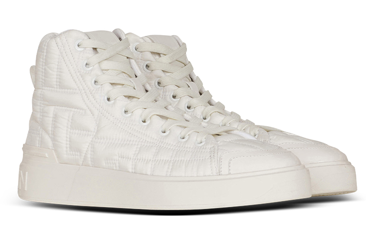 (W) Balmain B-Court High 'White' 圖 3