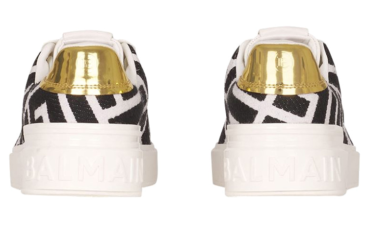 (W) Balmain B-Court Low 'Black White' 圖 4
