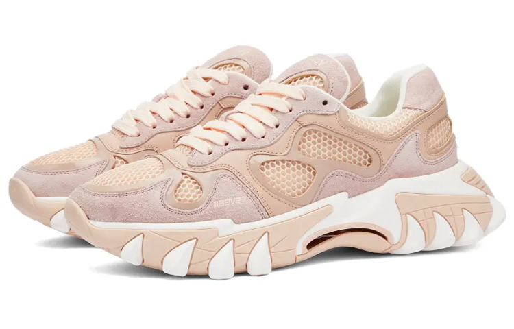 (W) Balmain B-East 'Pink Leather Low-Top' 圖 2