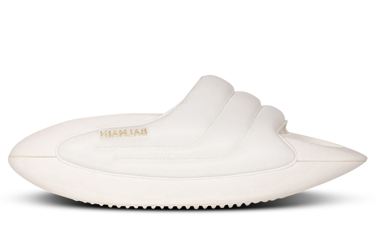 (W) Balmain B-IT Sandal 'White Quilted Leather' 圖 5