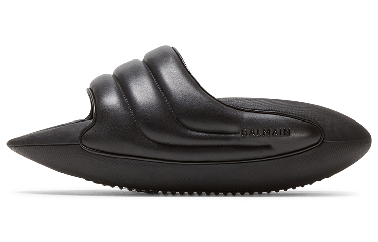 (Women) Balmain B-IT Slide 'Quilted Leather Black' YN0VL699LPQP0PA