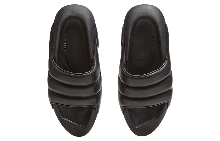 Lookbook (W) Balmain B-IT Slide 'Kulit Quilted Hitam' YN0VL699LPQP0PA