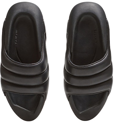 (W) Balmain B-IT Slide 'Kulit Quilted Hitam' YN0VL699LPQP0PA Lookbook (W) Balmain B-IT Slide 'Kulit Quilted Hitam' YN0VL699LPQP0PA