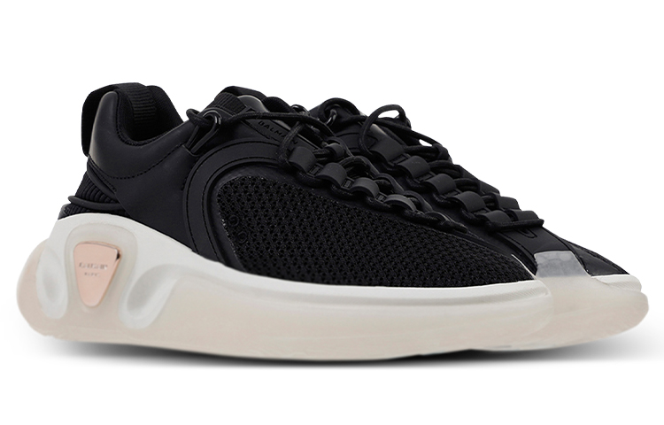 (W) Balmain B-RNNR 'Black Leather and Mesh' 圖 2