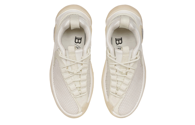(W) Balmain B-RNNR 'White Leather and Mesh' 圖 3
