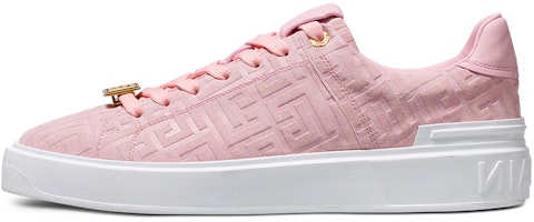 (Women) Balmain B-Court 'Embossed Suede Pink' YN1VI690LCPM4AO (Women) Balmain B-Court 'Embossed Suede Pink' YN1VI690LCPM4AO