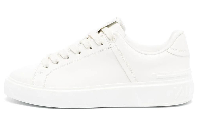 (W) Balmain B-Court 'White Leather'