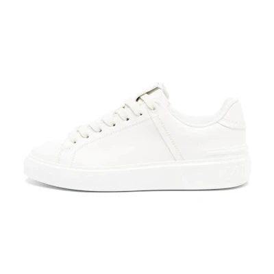 (W) Balmain B-Court 'White Leather'