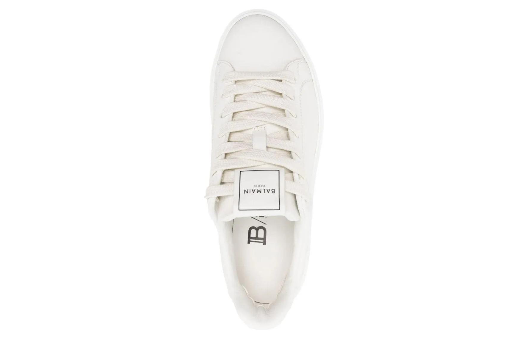 (W) Balmain B-Court 'White Leather' 圖 4