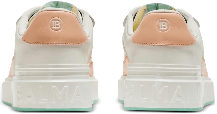 (W) Balmain B-Court 'Sepatu Kulit Putih Low-Top' BN0VI727LVTPGPS Shop (W) Balmain B-Court 'Sepatu Kulit Putih Low-Top' BN0VI727LVTPGPS