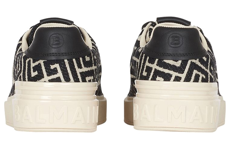 (W) Balmain B-Court Low 'Black White' 圖 3
