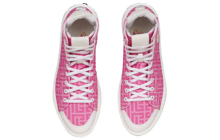 (W) Balmain Barbie B-Court High 'Pink White' 圖 3
