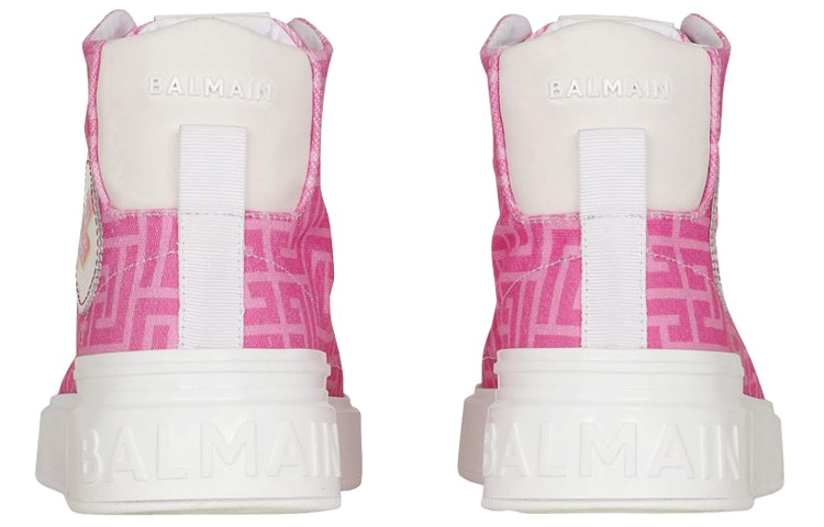 (W) Balmain Barbie B-Court High 'Pink White' 圖 4